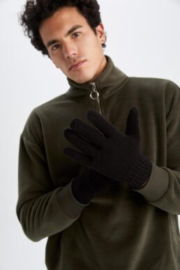 خرید مستقیم از ترکیه و ترندیول دستکش مردانه دفاکتو ترکیه Defacto با کد V3022AZ21WN