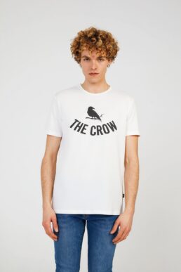 خرید مستقیم از ترکیه و ترندیول تیشرت مردانه برند کلاغ The Crow با کد TC7125-C003