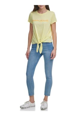 خرید مستقیم از ترکیه و ترندیول تیشرت زنانه برند جینز Dkny Jeans با کد 5002671167