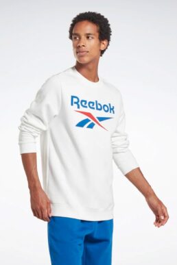 خرید مستقیم از ترکیه و ترندیول سویشرت مردانه برند ریباک Reebok با کد RI FLC Big Logo Cre