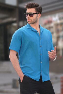 خرید مستقیم از ترکیه و ترندیول پیراهن مردانه برند مادمکست Madmext با کد 5598