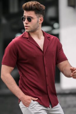 خرید مستقیم از ترکیه و ترندیول پیراهن مردانه برند مادمکست Madmext با کد 5500
