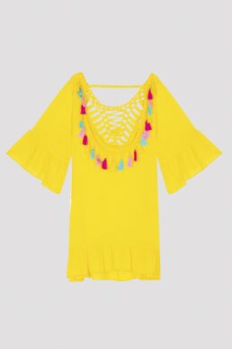 خرید مستقیم از ترکیه و ترندیول کیمونو – کفتان دخترانه برند پنتی Penti با کد PLI64AWS23IY-YL4