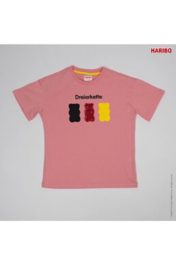 خرید مستقیم از ترکیه و ترندیول تیشرت دخترانه برند هاریبو Haribo با کد HRBTXT009-190C
