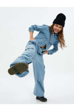 خرید مستقیم از ترکیه و ترندیول شلوار جین دخترانه برند کوتون Koton با کد 4WKG40029AD