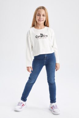 خرید مستقیم از ترکیه و ترندیول شلوار جین دخترانه برند دفاکتو Defacto با کد Z0083A622AU