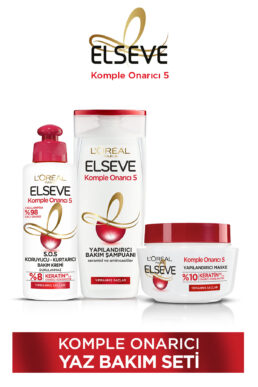 خرید مستقیم از ترکیه و ترندیول ست مراقبت از مو زنانه – مردانه برند السیو Elseve با کد PKTKMPYAZSMPBKMKRM