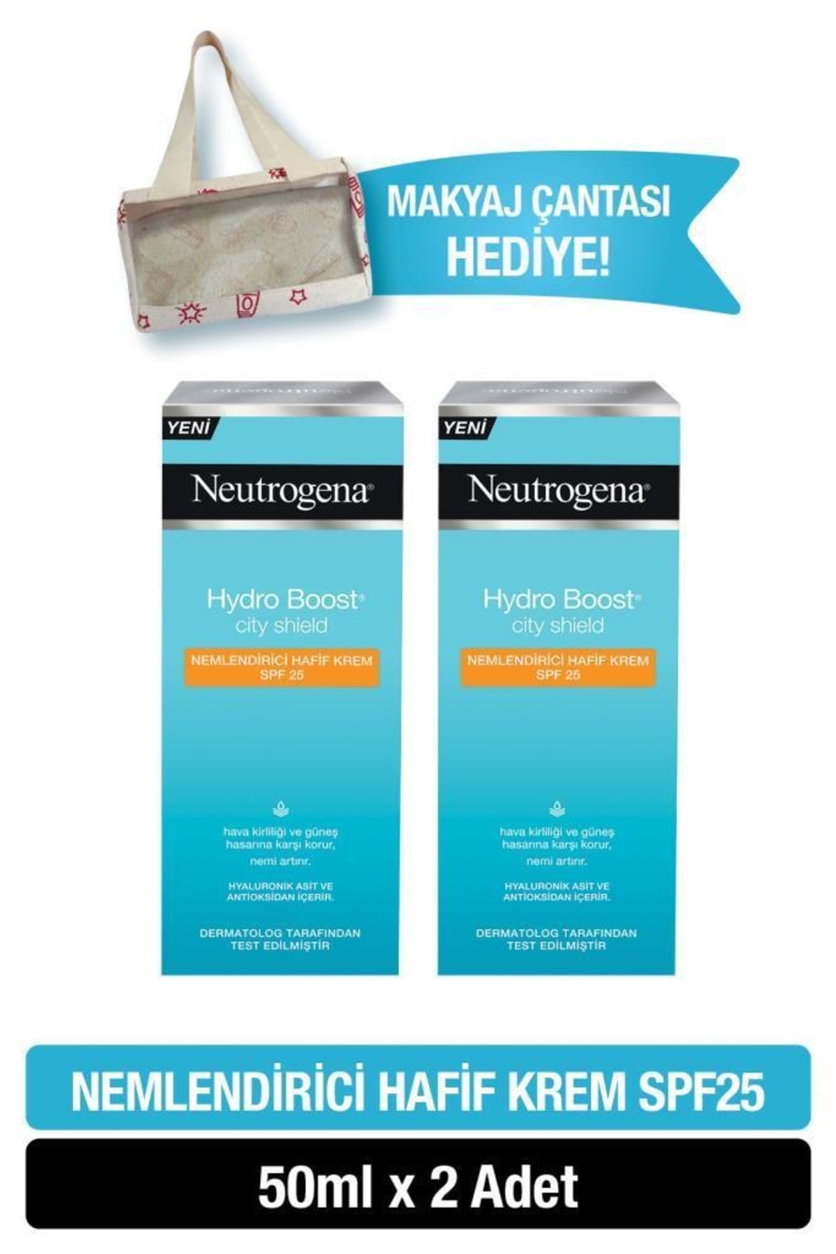 خرید مستقیم از ترکیه و ترندیول کرم صورت  برند نئوتروگندا Neutrogena با کد PKTNTRGNHYDRSPF25