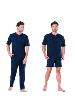 خرید مستقیم از ترکیه و ترندیول ست پیژامه و لباس خواب مردانه برند  پیرکاردین با کد pijamatakımı3lü
