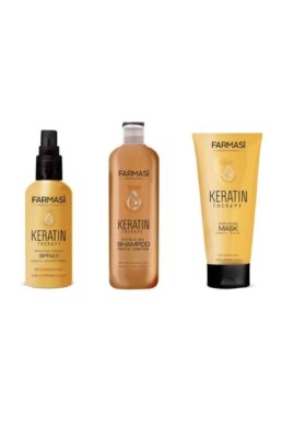 خرید مستقیم از ترکیه و ترندیول ست مراقبت از مو زنانه – مردانه برند  Farmasi با کد 01ELBBTKFARMASIKERATINSET-