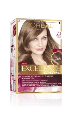 خرید مستقیم از ترکیه و ترندیول رنگ مو زنانه برند  L'Oreal Paris با کد L'Oreal Paris Excellence Saç Boyası 7.1