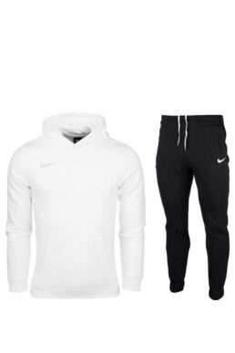 خرید مستقیم از ترکیه و ترندیول ست گرمکن ورزشی یا گرمکن ورزشی طبق تصویر مردانه برند نایک Nike با کد NK6894-101BEYAZ-SYH