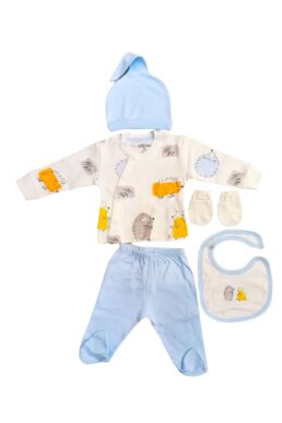 خرید مستقیم از ترکیه و ترندیول لباس خروجی بیمارستان نوزاد پسرانه برند  Aziz Bebe با کد 5330