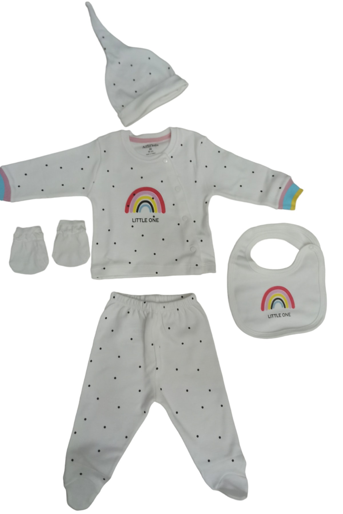 خرید مستقیم از ترکیه و ترندیول لباس خروجی بیمارستان نوزاد پسرانه – دخترانه برند Aziz Bebe با کد 5315