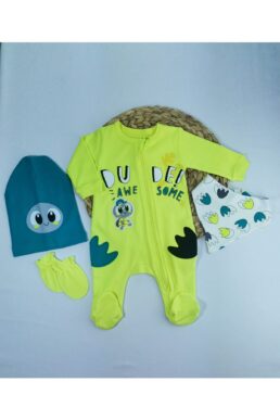 خرید مستقیم از ترکیه و ترندیول لباس خروجی بیمارستان نوزاد پسرانه برند  imajbebe با کد İmaj-5'li-Setler