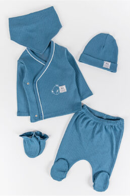 خرید مستقیم از ترکیه و ترندیول لباس خروجی بیمارستان نوزاد پسرانه برند  Babymod با کد Babymod-DM1B72410519