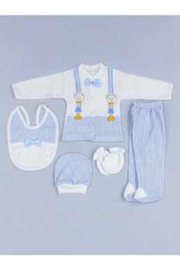 خرید مستقیم از ترکیه و ترندیول لباس خروجی بیمارستان نوزاد پسرانه برند  Modakids با کد 085-48202-015