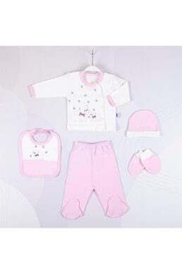 خرید مستقیم از ترکیه و ترندیول لباس خروجی بیمارستان نوزاد دخترانه برند  Miniel با کد MNL0111