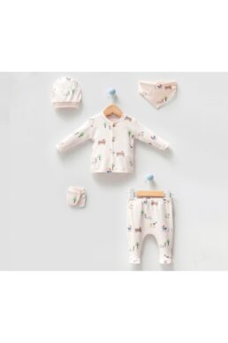 خرید مستقیم از ترکیه و ترندیول لباس خروجی بیمارستان نوزاد پسرانه – دخترانه برند  DIDuStore با کد 5014EY