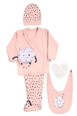 خرید مستقیم از ترکیه و ترندیول لباس خروجی بیمارستان نوزاد دخترانه برند  Kindo Baby با کد Mini15076