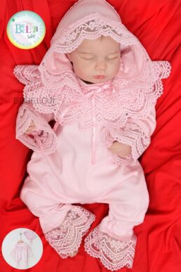 خرید مستقیم از ترکیه و ترندیول لباس خروجی بیمارستان نوزاد دخترانه برند بچه شناسی Bebeloji Baby با کد 222