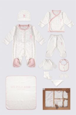 خرید مستقیم از ترکیه و ترندیول لباس خروجی بیمارستان نوزاد دخترانه برند  U.S. Polo Assn. با کد 8684053157267