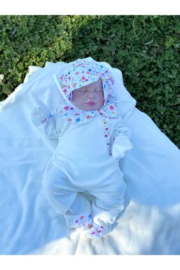 خرید مستقیم از ترکیه و ترندیول لباس خروجی بیمارستان نوزاد دخترانه برند مامان میل بیبی Mama Miel Baby با کد MMBASMTYK270103