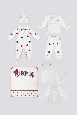 خرید مستقیم از ترکیه و ترندیول لباس خروجی بیمارستان نوزاد پسرانه برند  U.S. Polo Assn. با کد USB1631-B