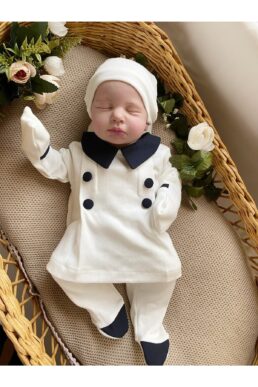 خرید مستقیم از ترکیه و ترندیول لباس خروجی بیمارستان نوزاد پسرانه برند مامان میل بیبی Mama Miel Baby با کد MMBLDT27010003