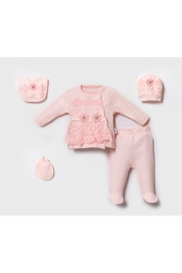 خرید مستقیم از ترکیه و ترندیول لباس خروجی بیمارستان نوزاد دخترانه برند  DIDuStore با کد 30443TF