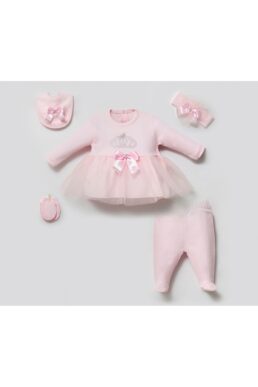 خرید مستقیم از ترکیه و ترندیول لباس خروجی بیمارستان نوزاد دخترانه برند  DIDuStore با کد 30441TF