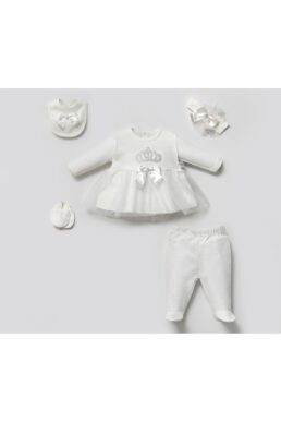 خرید مستقیم از ترکیه و ترندیول لباس خروجی بیمارستان نوزاد دخترانه برند  DIDuStore با کد 30441TF