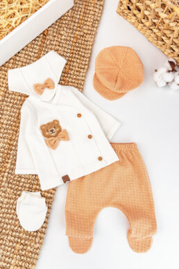 خرید مستقیم از ترکیه و ترندیول لباس خروجی بیمارستان نوزاد پسرانه برند  Babymod با کد Babymod-DM1B86441223