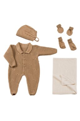 خرید مستقیم از ترکیه و ترندیول لباس خروجی بیمارستان نوزاد پسرانه – دخترانه برند بره کوچک tinylamb با کد PRA-9932804-5951