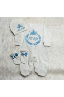 خرید مستقیم از ترکیه و ترندیول لباس خروجی بیمارستان نوزاد پسرانه برند  gros shop با کد AHÇST02