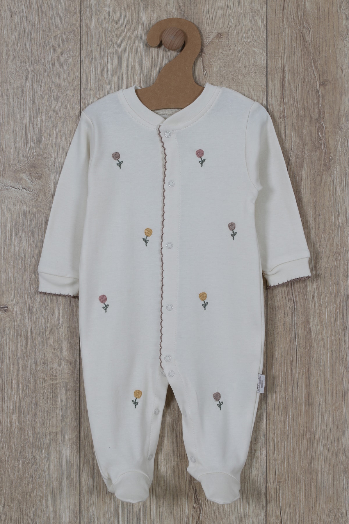 خرید مستقیم از ترکیه و ترندیول رامپر و سرهمی نوزاد دخترانه برند ملک پره Bebbemini با کد MLP221187