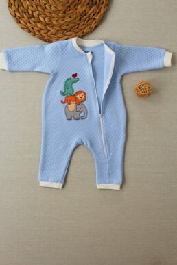 خرید مستقیم از ترکیه و ترندیول رامپر و سرهمی نوزاد پسرانه برند  Tomuycuk با کد TLM25281