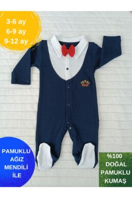 خرید مستقیم از ترکیه و ترندیول رامپر و سرهمی نوزاد پسرانه برند  Tomuycuk با کد TLM25238