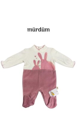 خرید مستقیم از ترکیه و ترندیول رامپر و سرهمی نوزاد دخترانه برند  Minidamla با کد 44956