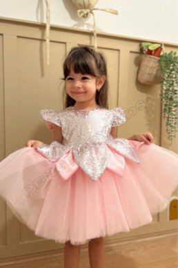 خرید مستقیم از ترکیه و ترندیول لباس نوزاد دخترانه برند  penu baby kids با کد yaprakfigürlü