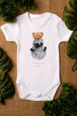 خرید مستقیم از ترکیه و ترندیول بادی نوزاد زیردکمه دار پسرانه – دخترانه برند  Overoz با کد OVEROZBABY5282