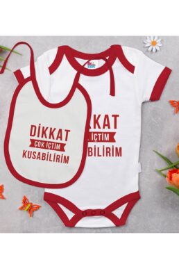 خرید مستقیم از ترکیه و ترندیول بادی نوزاد زیردکمه دار پسرانه – دخترانه برند  Bitmeyen Kartuş با کد Bitmeyen126053