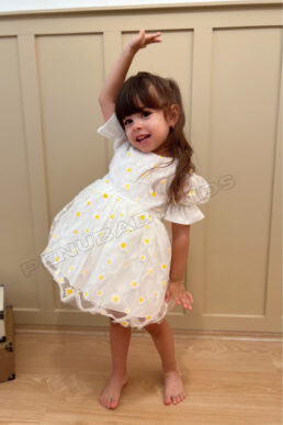 خرید مستقیم از ترکیه و ترندیول لباس نوزاد دخترانه برند  penu baby kids با کد papatyakısakol
