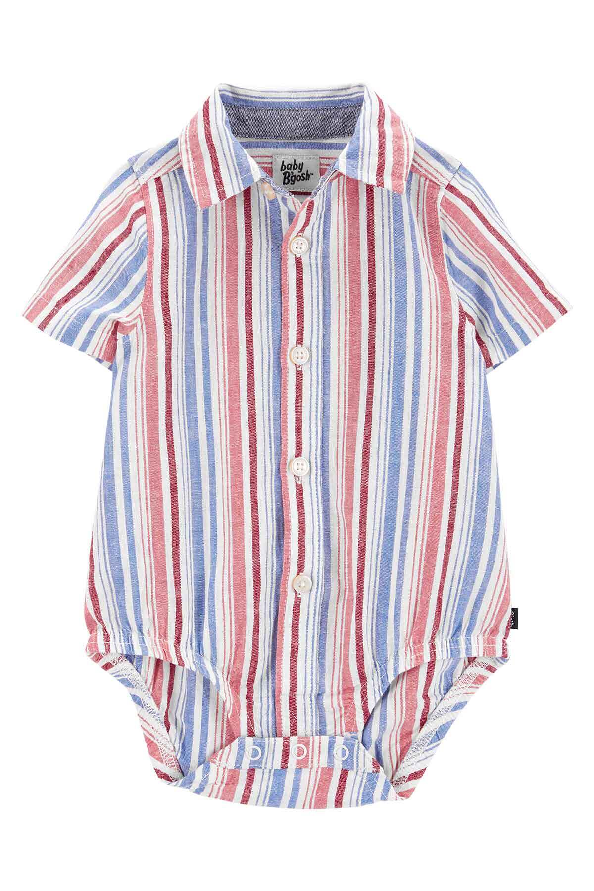 خرید مستقیم از ترکیه و ترندیول بادی نوزاد زیردکمه دار پسرانه برند OshKosh با کد 1P647210 خرید مستقیم از ترکیه و ترندیول بادی نوزاد زیردکمه دار پسرانه برند OshKosh با کد 1P647210