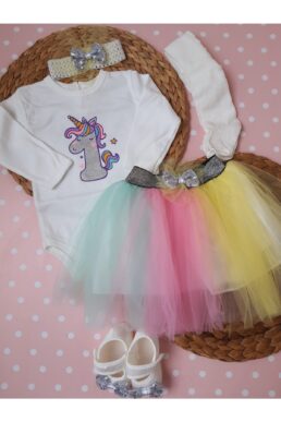 خرید مستقیم از ترکیه و ترندیول لباس نوزاد دخترانه برند بچه پیلکی PİLEKİ BABY با کد PBTA1101
