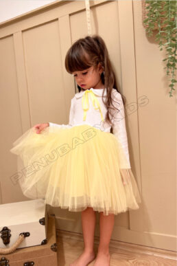 خرید مستقیم از ترکیه و ترندیول لباس نوزاد دخترانه برند  penu baby kids با کد BEBEYAKA