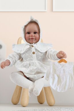 خرید مستقیم از ترکیه و ترندیول لباس خروجی بیمارستان نوزاد دخترانه برند مینی ترندی Minytrendy با کد MT0249