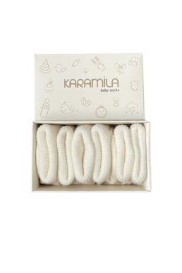 خرید مستقیم از ترکیه و ترندیول جوراب نوزاد دخترانه برند  KARAMİLA با کد KML-300