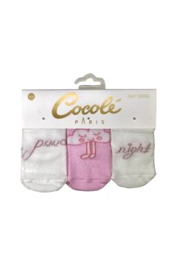 خرید مستقیم از ترکیه و ترندیول جوراب نوزاد دخترانه برند  Cocole با کد 1206
