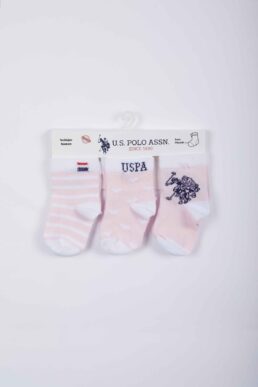 خرید مستقیم از ترکیه و ترندیول جوراب نوزاد پسرانه برند  U.S. Polo Assn. با کد USB947-B